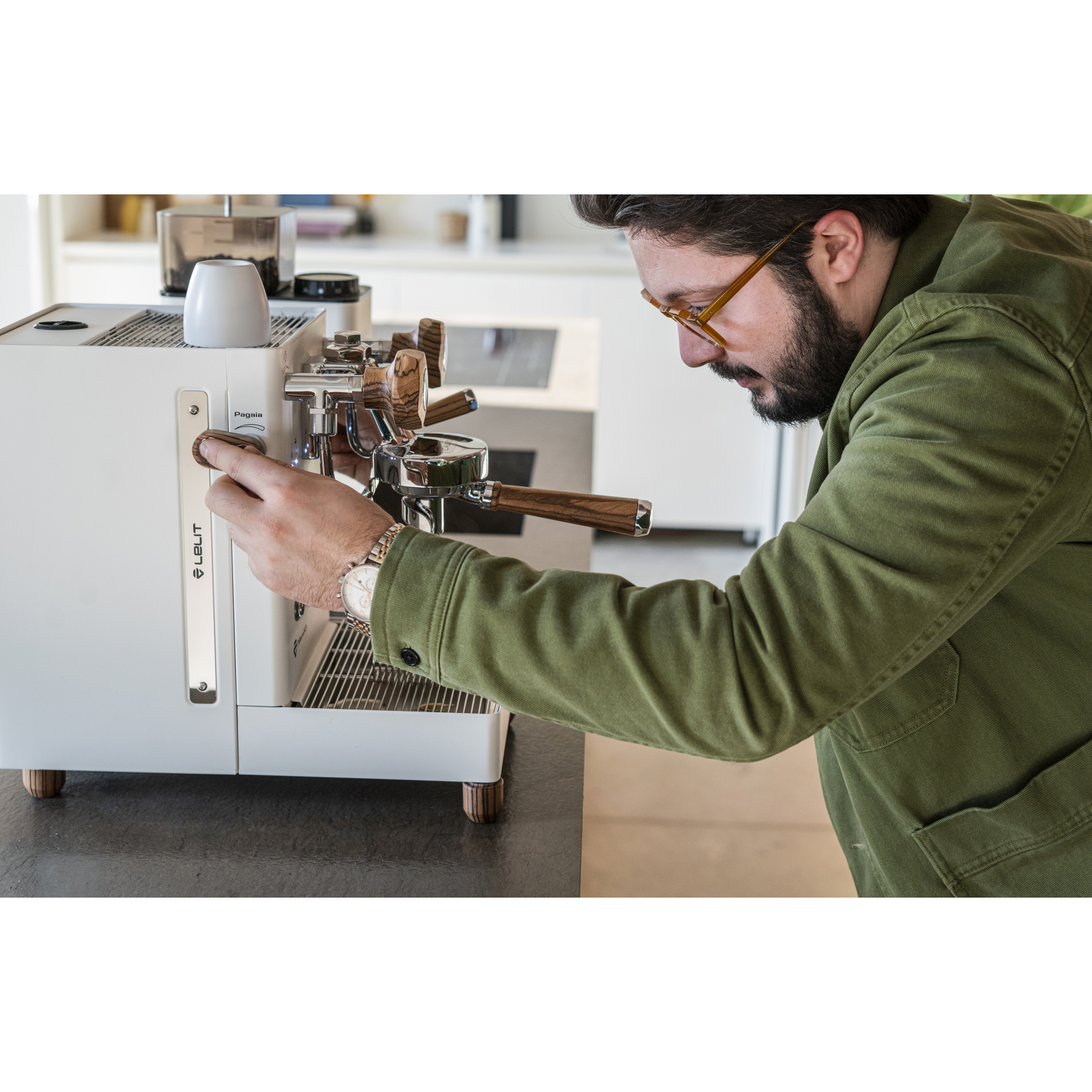 Lelit MaraX3 LEPL62X3-1B40 Espresso Machine White (Latest Version) Pagaia Control 