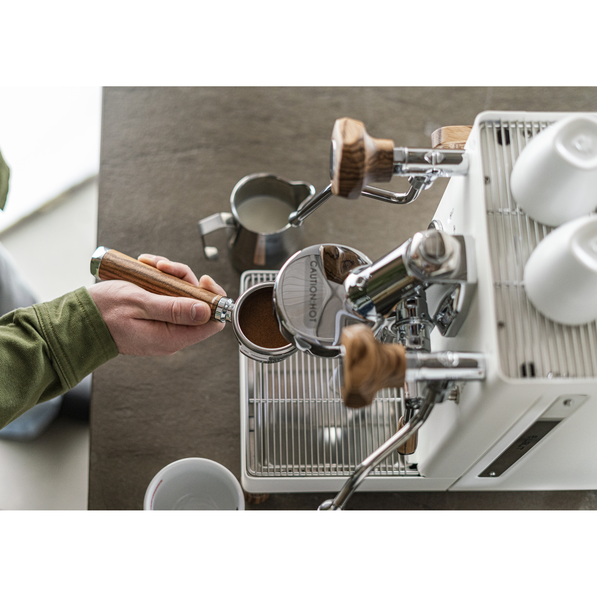 Lelit MaraX3 LEPL62X3-1B40 Espresso Machine White (Latest Version) Portafilter
