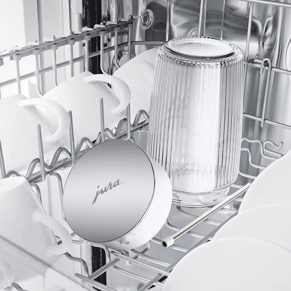 Jura Glass Milk Carafe (0.5L) #24313 Stainless Steel Lid