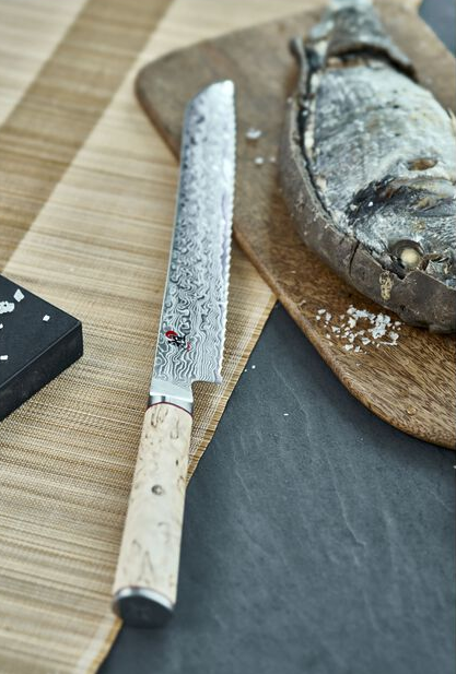 Miyabi Birchwood 5000MCD 9" Bread Knife 34376-231 - Made in Japan