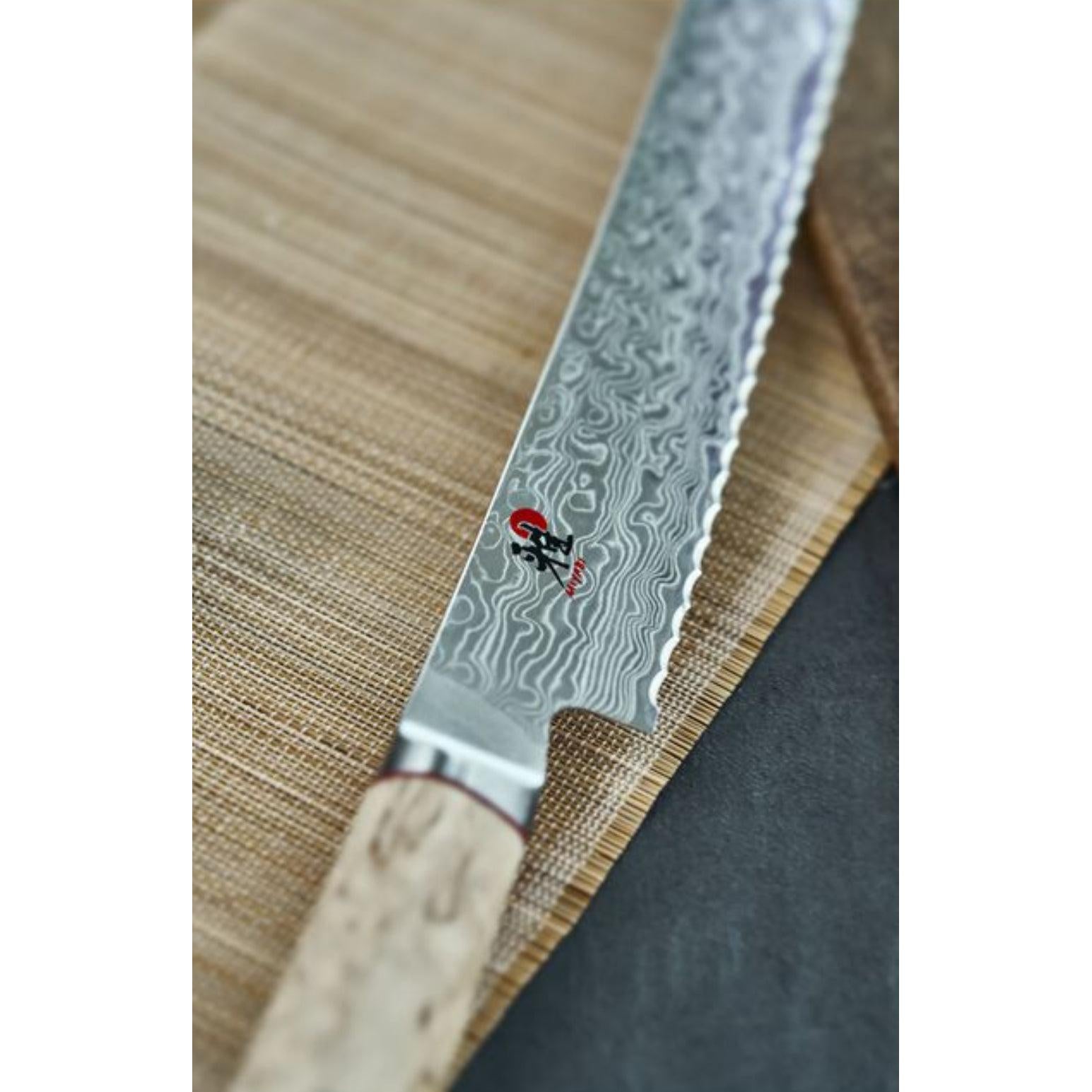 Miyabi Birchwood 5000MCD 9" Bread Knife 34376-231 - Made in Japan