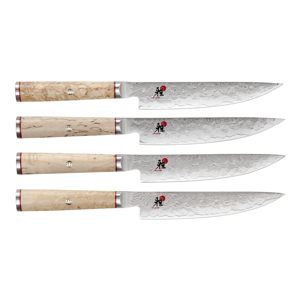 Miyabi 5000MCD 4 Piece Birchwood Steak Knives - 34379-000 - Made