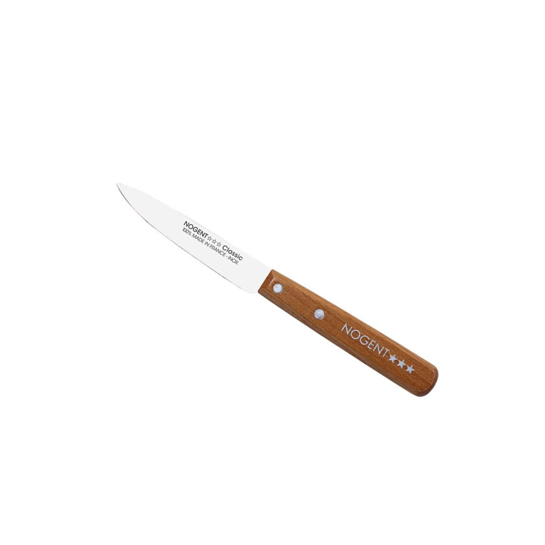 Nogent Paring Knife 9 cm Red, Black or Cherrywood - Made in France