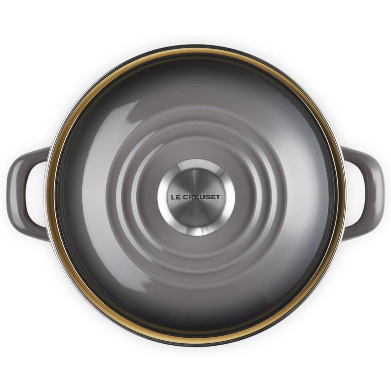 Le Creuset Petite Oyster Enameled Steel Stock Pot  - 3.7 L TOP