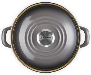 Le Creuset Petite Oyster Enameled Steel Stock Pot  - 3.7 L TOP