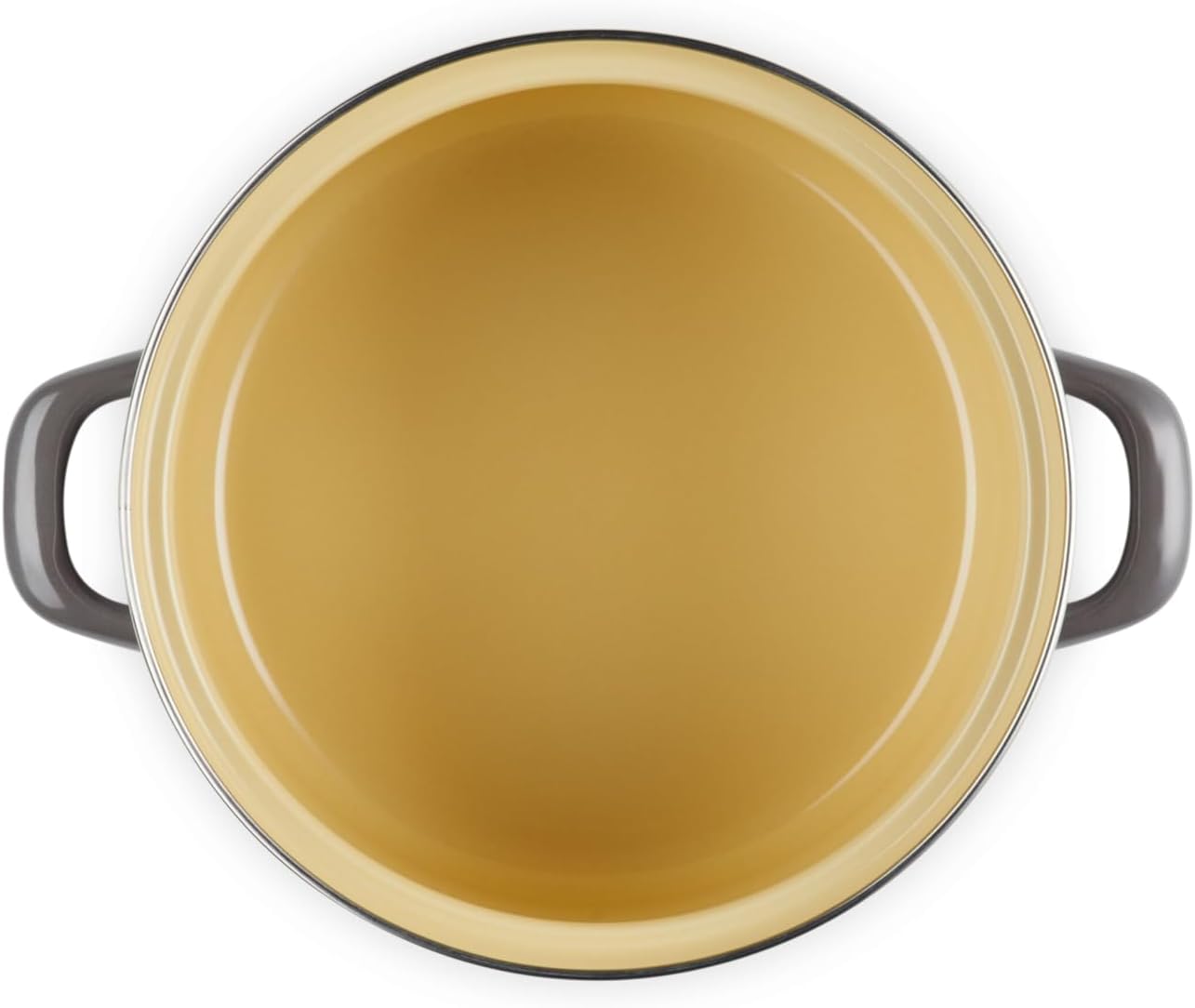 Le Creuset Petite Oyster Enameled Steel Stock Pot  - 3.7 L INTERIOR