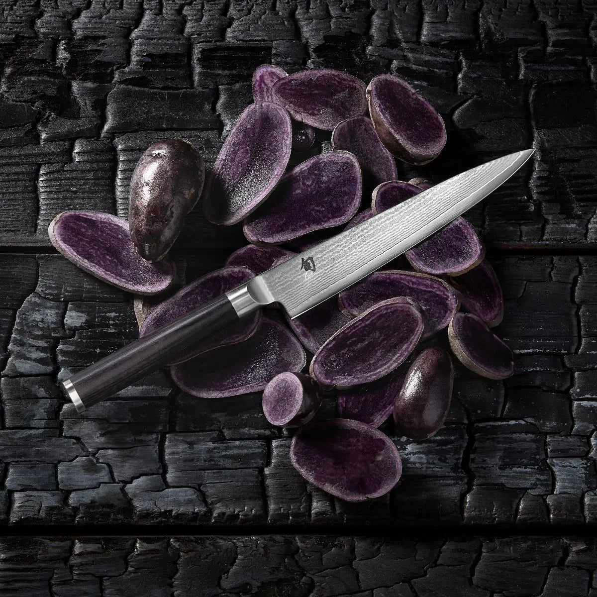 Shun Cutlery Classic 6" Utility Knife DM0701 - Made in Japan Yam