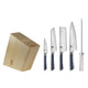 Shun Cutlery Shiranami 6-Piece Starter Block Set FRDS0600 - Made in Japan