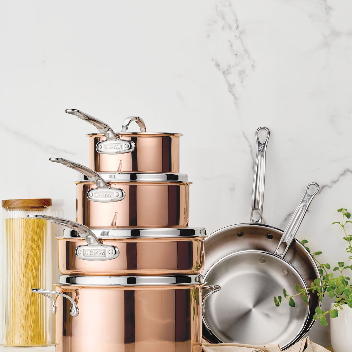 Hestan CopperBond 10-Piece Induction Aura Set - Made in Italy - 31832