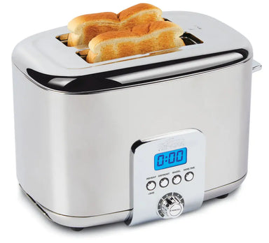 Digital Stainless Steel Toaster 2 Slice Toast