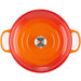 Le Creuset 4.7L Flame Orange Shallow Braiser (32 cm) Top