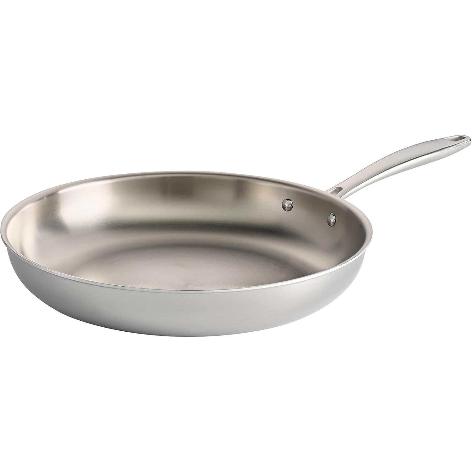 Tramontina Signature Tri-Ply Clad Stainless Steel Fry Pan Induction Ready (12") - Made in Brazil