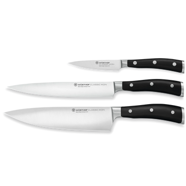 Wüsthof Classic Ikon 3-Piece Knife Set- Made in Germany