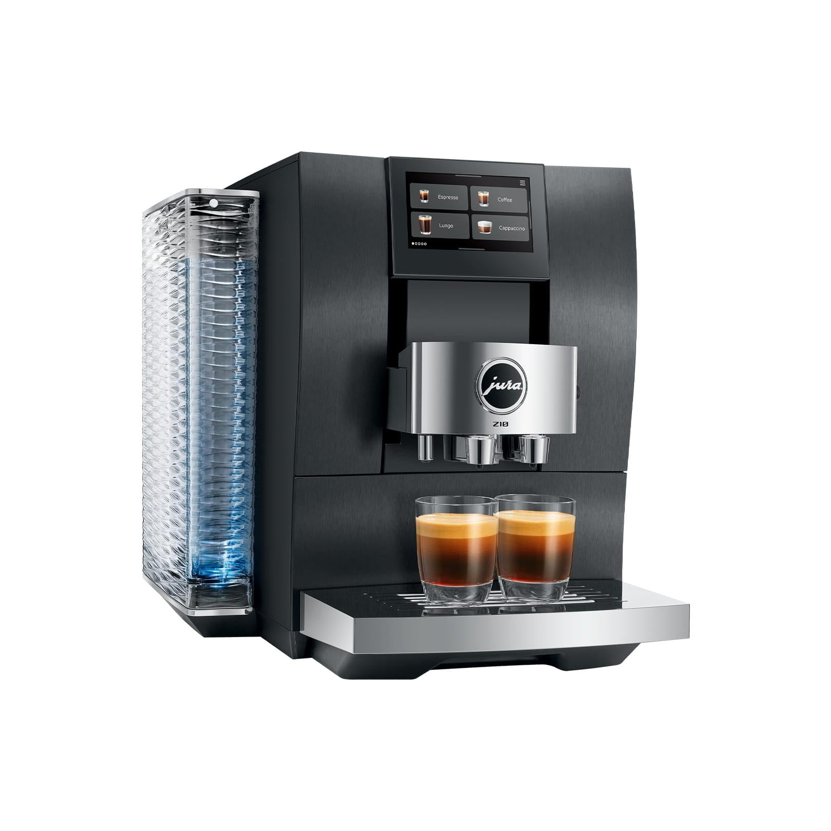JURA Z10 Aluminum Black Super Automatic Espresso Machine, Makes 51 Specialty Beverages #15702 (2026) double