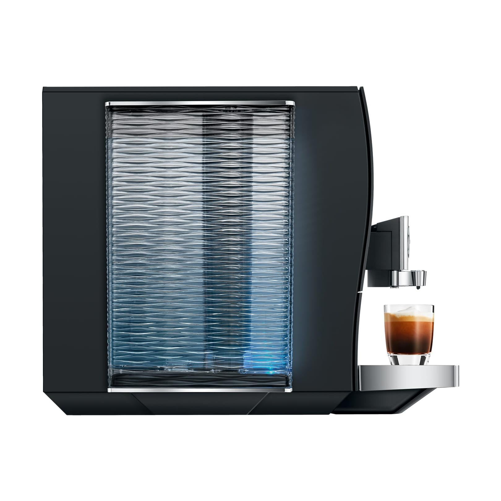 JURA Z10 Aluminum Black Super Automatic Espresso Machine, Makes 51 Specialty Beverages #15702 (2026) wave tank