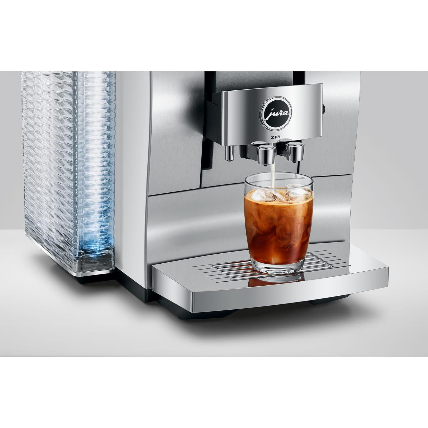 JURA Z10 Aluminum White Super Automatic Espresso Machine, Makes 51 Specialty Beverages #15792 (2026) cold brew