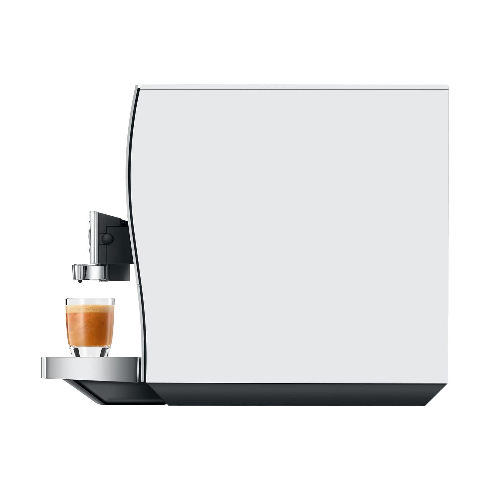 JURA Z10 Aluminum White Super Automatic Espresso Machine, Makes 51 Specialty Beverages #15792 (2026) panel
