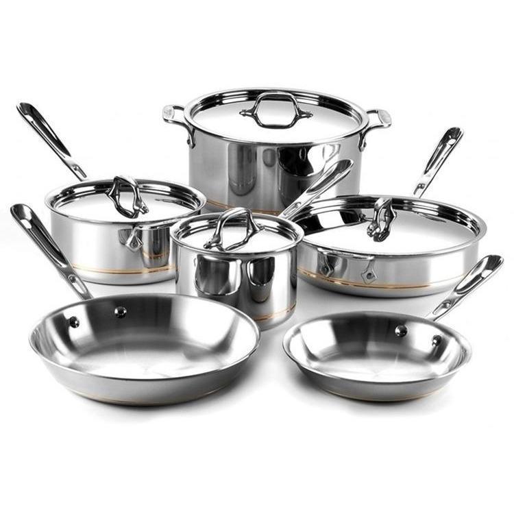 All-Clad Copper Core 10 Piece Set-Consiglio's Kitchenware