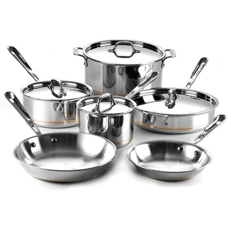 All-Clad Copper Core 10 Piece Set-Consiglio's Kitchenware