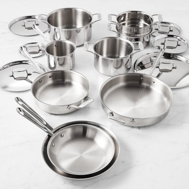All-Clad 15 Piece D5 Polished Set - SD501015RR