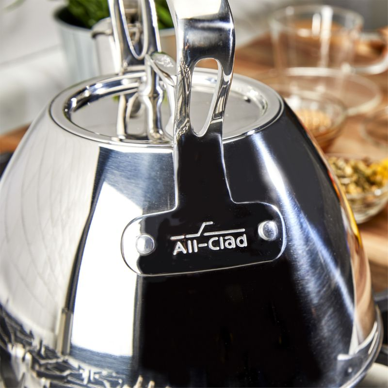 All Clad Tea Kettle Side View