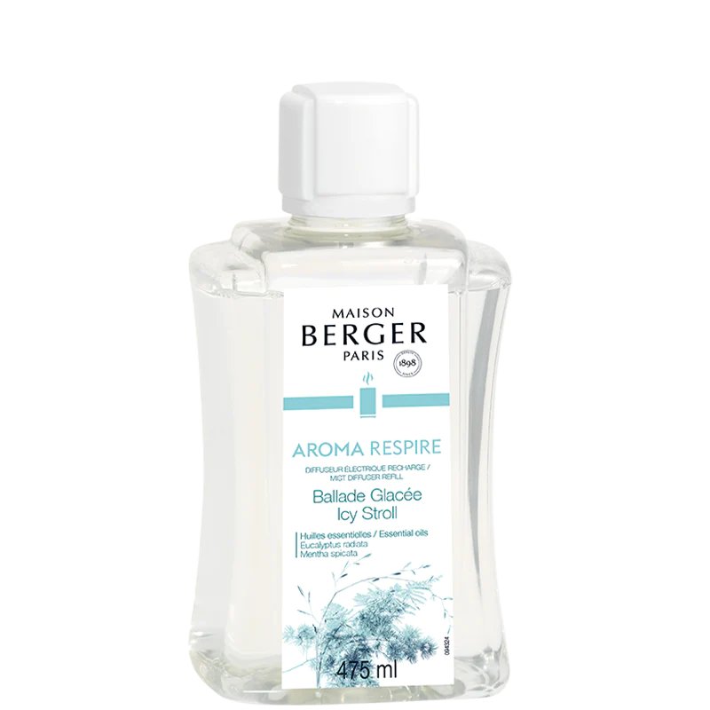 Maison Berger - Electric Mist Diffuser Refill Aroma Respire Icy Stroll 475 ml - 6460