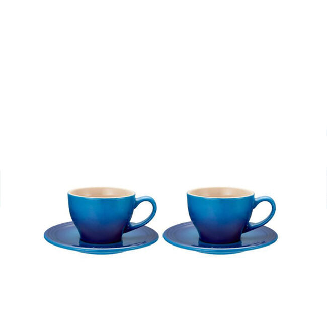 Le Creuset Classic Cappuccino Cups (set of 2) Blueberry
