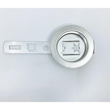 Cookie Extruder Attachment for #10 Manual Meat Grinders