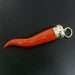 Cornicello Italian Horn Charm Keychain / Large-Consiglio's Kitchenware
