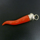 Cornicello Italian Horn Charm Keychain / Large-Consiglio's Kitchenware