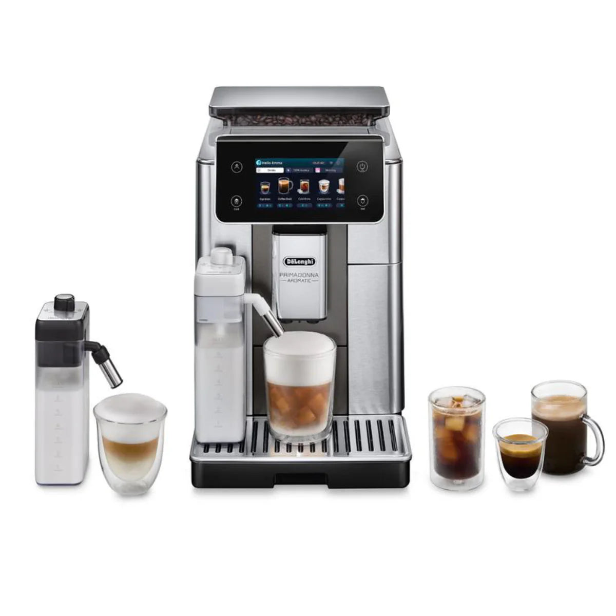 DeLonghi Prima Donna Automatic Espresso Machine ECAM63075TM Dual Milk Frother