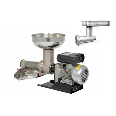 Fabio Leonardi MR0 1/2 HP SP5 Tomato Machine + #22 Meat Grinder
