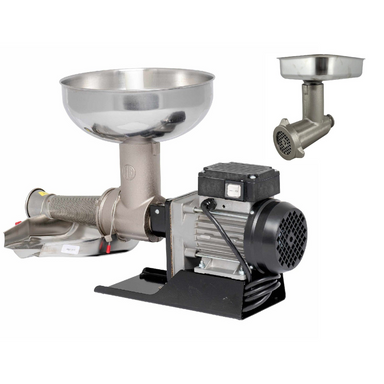 Fabio Leonardi MR0 1/2 HP SP3 Tomato Machine + #12 Grinder Attachment Combo-Consiglio's Kitchenware