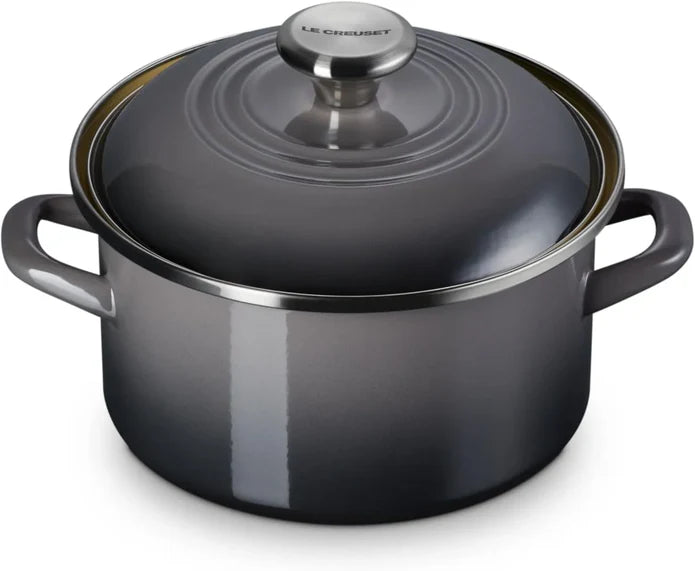 Le Creuset Petite Oyster Enameled Steel Stock Pot  - 3.7 L