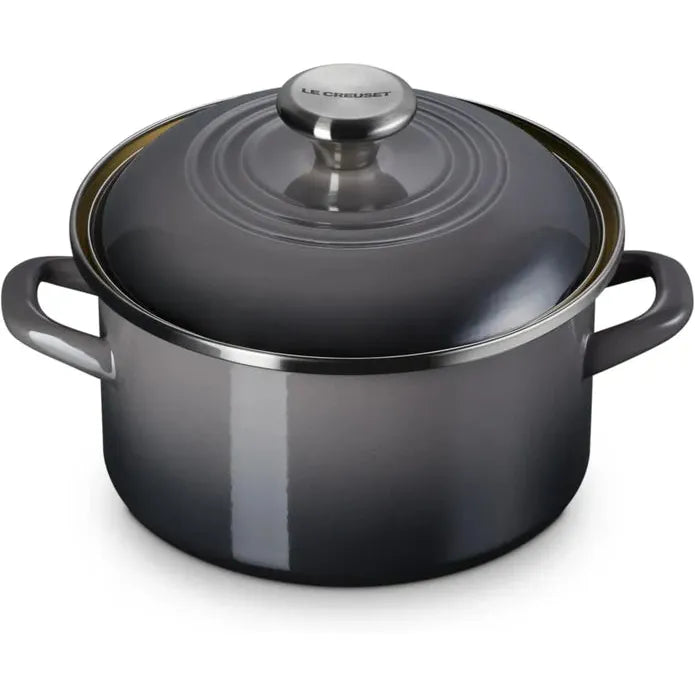 Le Creuset Petite Oyster Enameled Steel Stock Pot  - 3.7 L