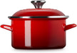 Le Creuset Petite Cerise Enameled Steel Stock Pot  - 3.7 L Side