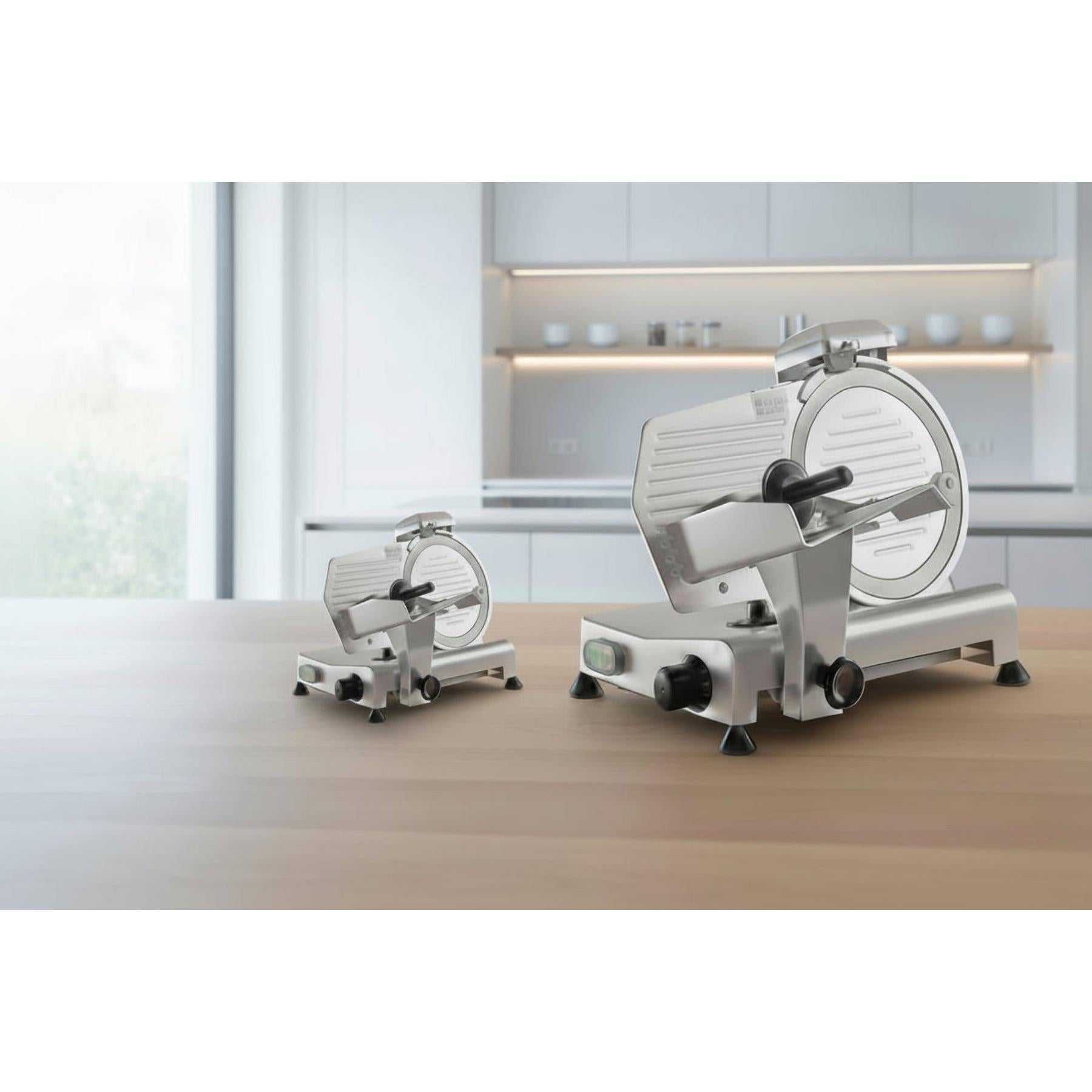 Consiglio's Gourmet Meat Slicer  12" Blade in Modern Kitchen