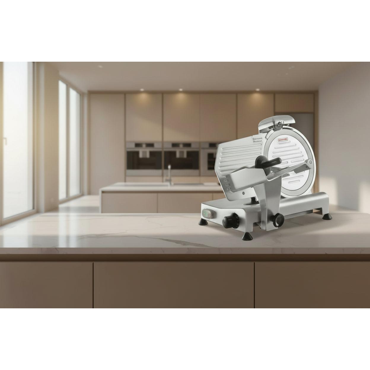 Consiglio's Gourmet Meat Slicer  12" Blade in Modern Kitchen
