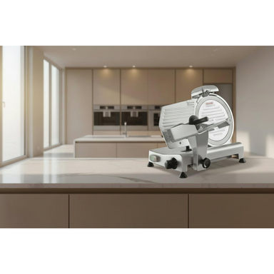 Consiglio's Gourmet Meat Slicer  12" Blade in Modern Kitchen