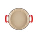 Le Creuset 2.9 L Red/Cerise Modern Heritage Braiser Interior 