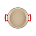 Le Creuset 2.9 L Red/Cerise Modern Heritage Braiser Interior 