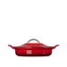Le Creuset 2.9 L Red/Cerise Modern Heritage Braiser Side