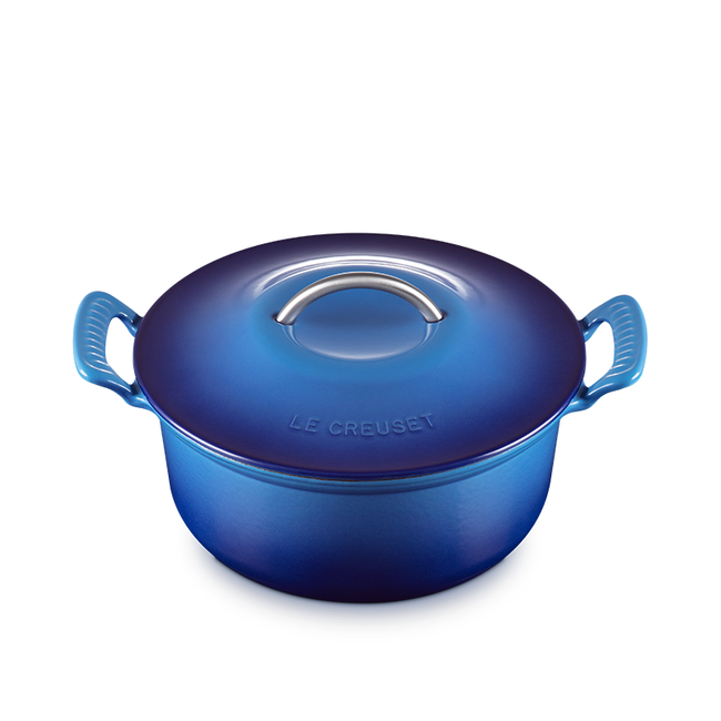 Le Creuset - 4.6 L Blueberry Modern Heritage Round Dutch Oven Lid