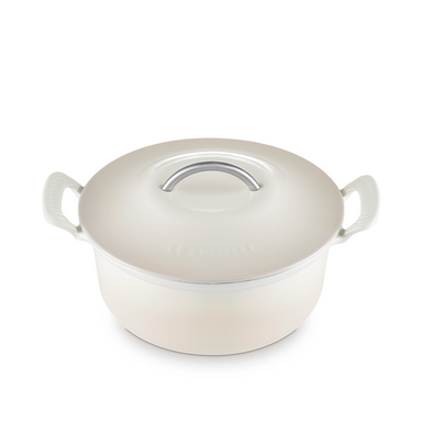 Le Creuset - 4.6 L Meringue Modern Heritage Round Dutch Oven Lid