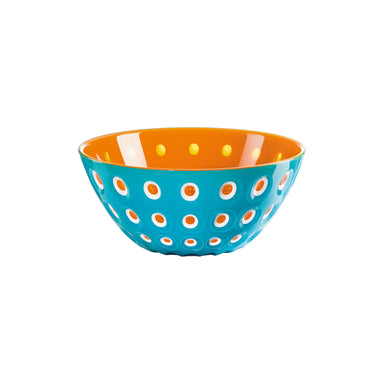 Guzzini Bowl Le Murrine Blue Orange and White 25 cm - Made in Italy