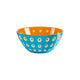 Guzzini Bowl Le Murrine Blue Orange and White 25 cm - Made in Italy