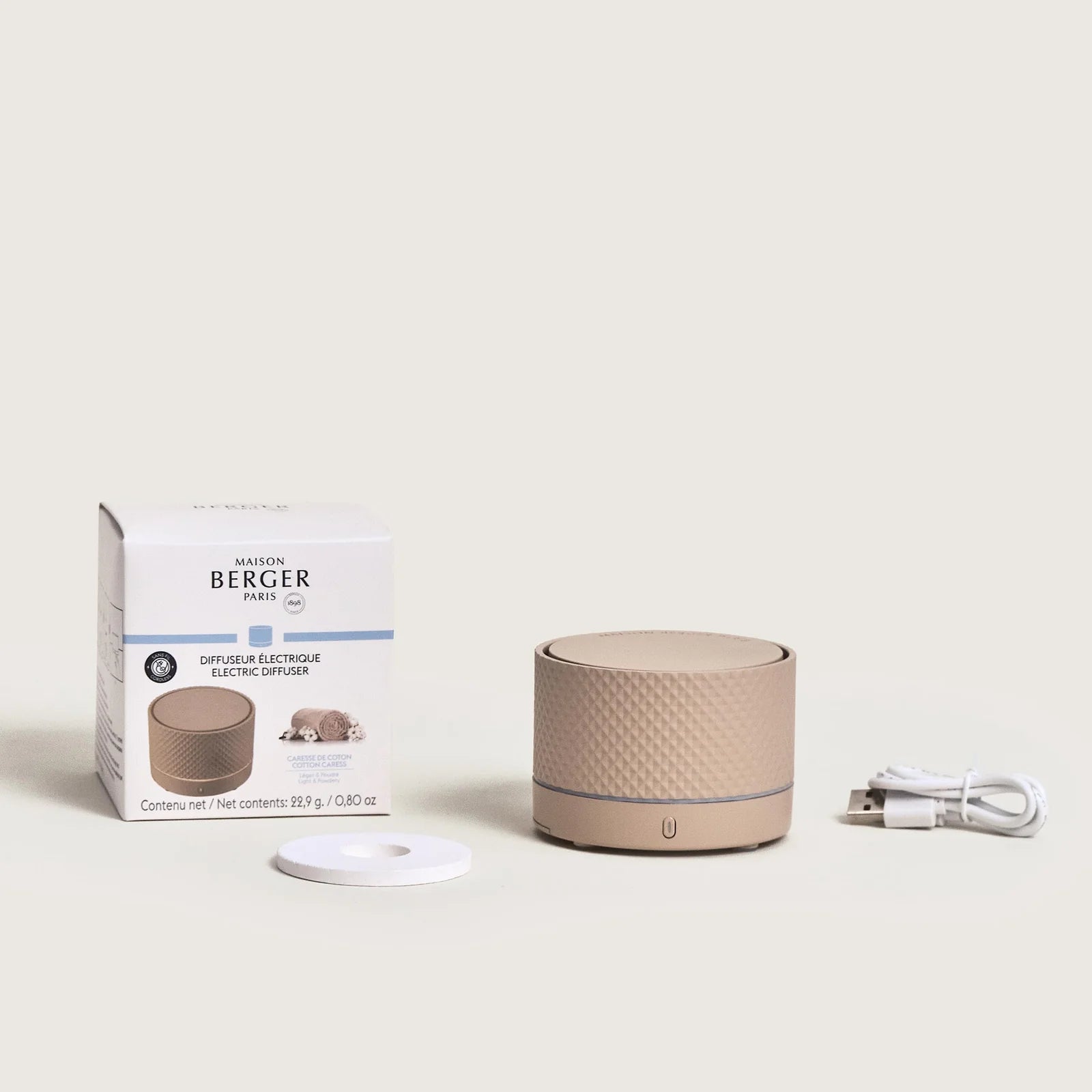 Maison Berger - Nomad Electric Diffuser Sand Cotton Caress - 7039