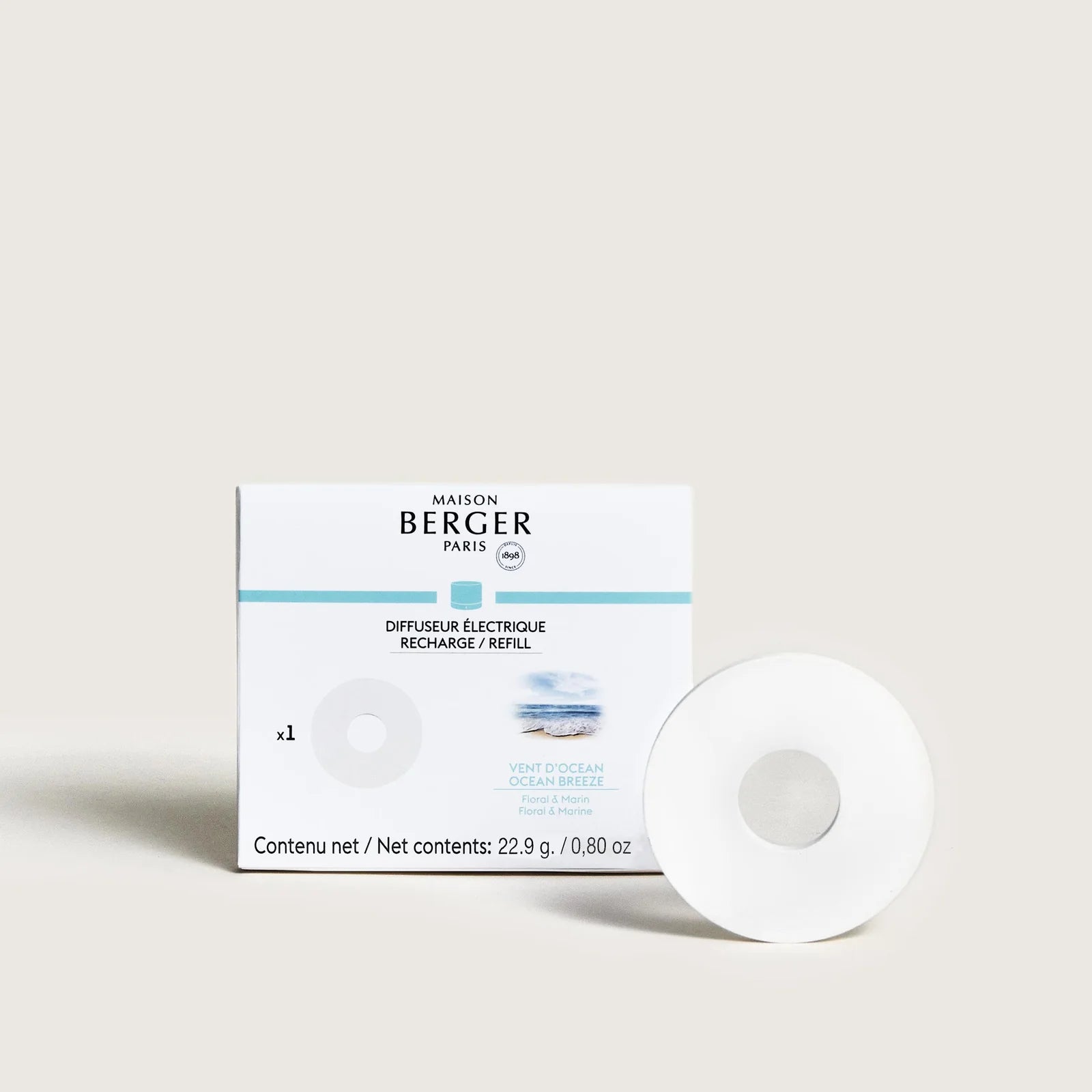 Maison Berger - Nomad Electric Diffuser Refill Ocean Breeze - 7777