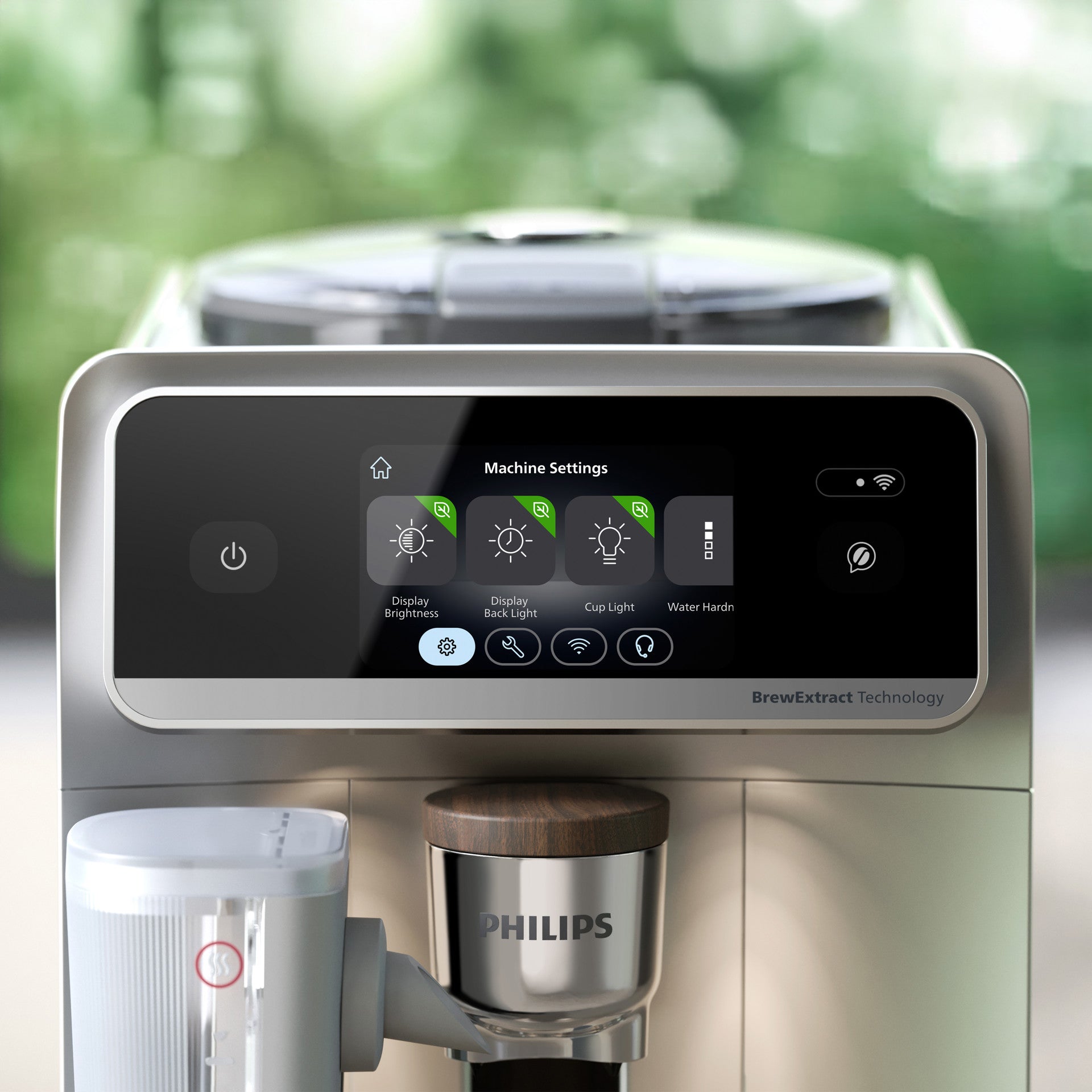 Philips Saeco Cafe Aromis 8000 LatteGo Pro Fully Automatic Espresso Machine - EP8757/20 Settings