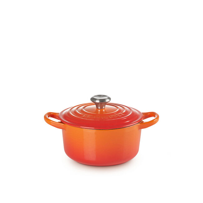 Le Creuset 0.9L Flame French/Dutch Oven (14 cm) side